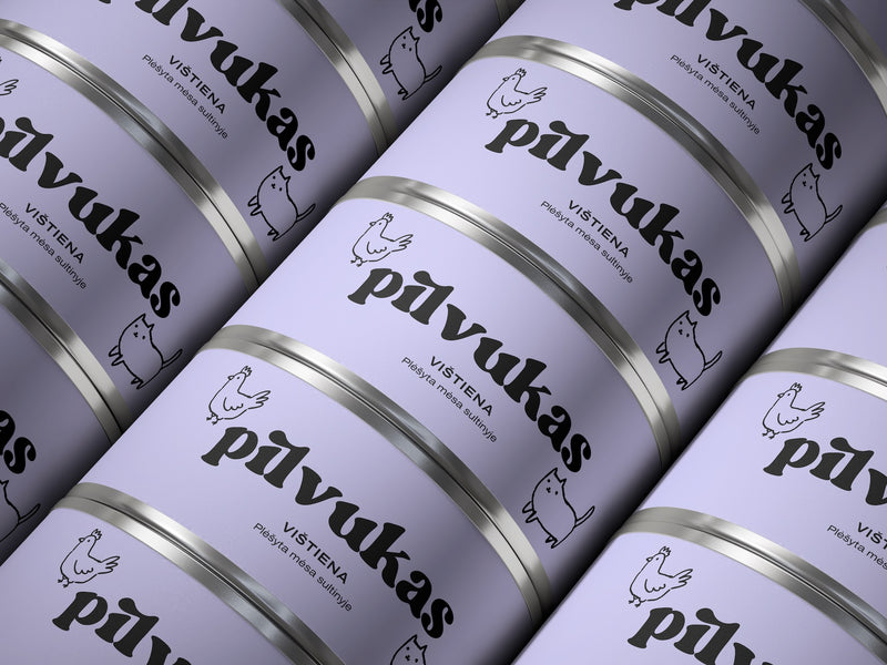 Pilvukas šlapias kačių ėdalas su vištiena